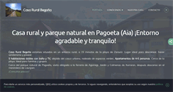 Desktop Screenshot of casaruralbegona.com